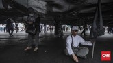 Sebelumnya, Ketua Panitia Aksi Mujahid 212 Selamatkan NKRI, Edy Mulyadi, menegaskan bahwa umat Islam ingin ikut serta dalam arus pengubahan. (CNN Indonesia/Bisma Septalisma)
