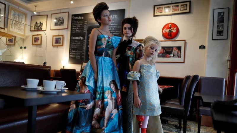 Dia mulai menjadi model untuk merek pakaian UK setahun yang lalu dan telah berjalan di London Kids 'Week
