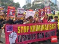AJI Gelar Aksi Tuntut Cabut Status Tersangka Dandhy