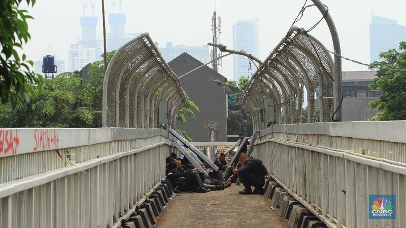 Rute pengalihan lalu lintas sama seperti dengan pada saat aksi 23-25 September.
