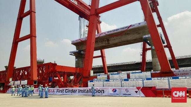 Kereta Cepat Jkt Bdg Girder Pertama Ditanam Hari Ini