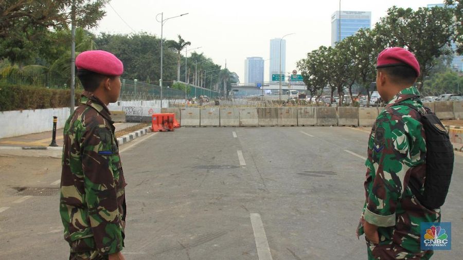 Rute pengalihan lalu lintas sama seperti dengan pada saat aksi 23-25 September.