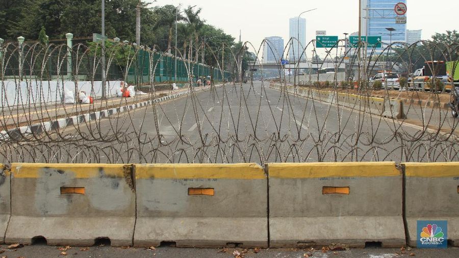 Rute pengalihan lalu lintas sama seperti dengan pada saat aksi 23-25 September.