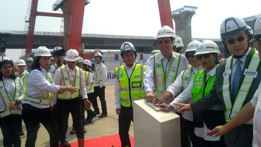 Kereta Cepat Jakarta-Bandung ditargetkan selesai 50% pada akhir 2019.
