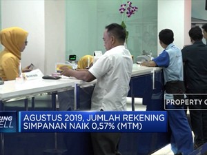 Agustus 2019, Jumlah Simpanan Capai 292 Juta Rekening