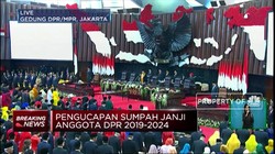 Detik - Detik Pengucapan Sumpah Anggota DPR, DPD & MPR