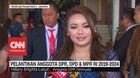 VIDEO: Hillary Lasut, Anggota Termuda DPR Pimpin Pelantikan