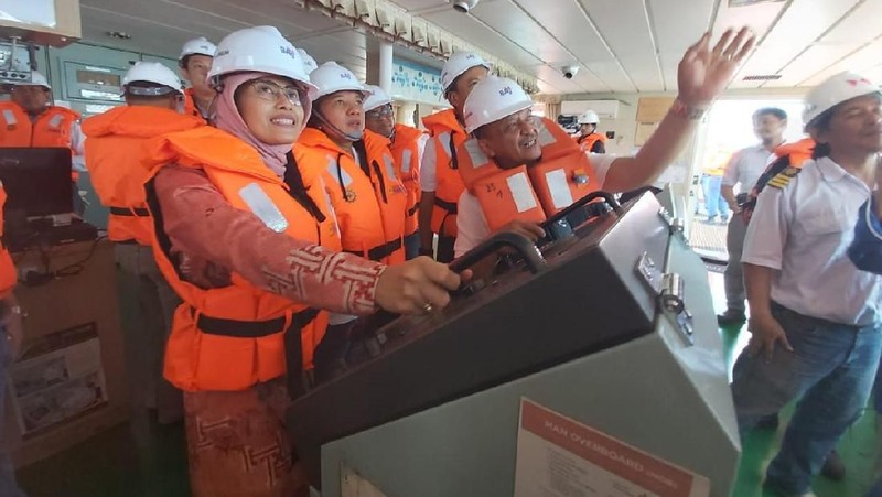 KM Malahayati Baruna merupakan kapal milik BAG ke 10 dengan kapasitas angkutan 56 ribu DWT