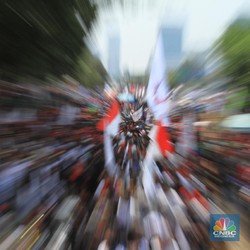 Bubar! Aksi Massa Buruh Demo 2 Oktober Cuma 3 Jam