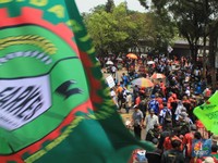 Ini Alasan Massa Buruh Demo 'Kilat' di DPR