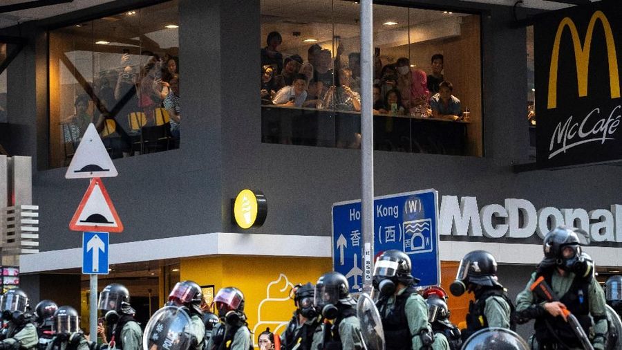 Demo Hong Kong kembali memanas, Minggu (6/10/2019)