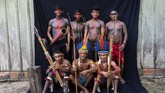 “Amazon sedang berakhir, dan itu sebabnya kami ada di sini, sehingga Amazon takkan pernah berakhir,” ujar Lorival, kepala suku tertua yang juga mendirikan desa Tekohaw. (AP Photo/Rodrigo Abd)