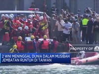 Jembatan di Taiwan Runtuh, 2 WNI Tewas