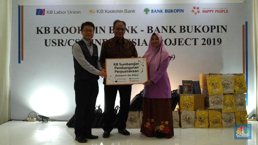 Bank Bukopin & Kookmin Bank Kerjasama Bangun Perpustakaan