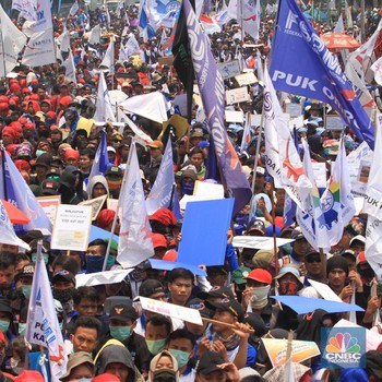 Gelar Demo 2 Oktober, Ini 3 Tuntutan Ribuan Buruh