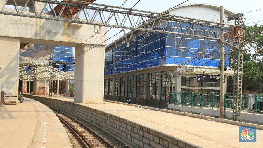 Stasiun Manggarai akan terhubung dengan halte TransJakarta dengan skybridge.