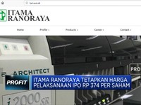 Itama Ranoraya Tetapkan Harga IPO Rp 374 per Saham
