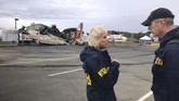 Juru bicara Rumah Sakit Hartford mengatakan bahwa mereka sudah menerima enam pasien, tiga di antaranya merupakan perempuan dalam kondisi kritis. (National Transportation Safety Board via AP)