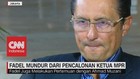 VIDEO: Fadel Mundur Dari Pencalonan Ketua MPR