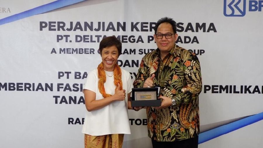 PT Bank BRIsyariah Tbk melakukan penandatanganan kerja sama dengan PT Delta Mega Persada (Alam Sutera Group) dalam rangka penyediaan layanan KPR Syariah