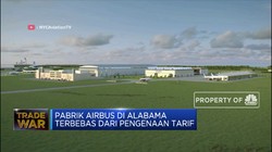 Pabrik Airbus di Alabama Bebas dari Perang dagang AS-Eropa