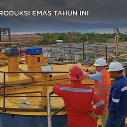 Bidik 180.000 Ton, BRMS Mulai Produksi Emas Tahun Ini