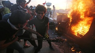 Total 157 Orang Tewas dalam Sepekan Demonstrasi di Irak