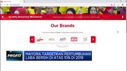 Mayora Targetkan Pertumbuhan Laba Bersih Hingga 10%