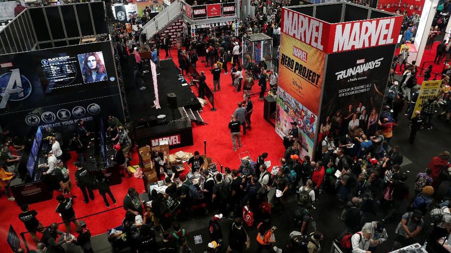 Pahlawan super, penjahat, dan tokoh ikonik lainnya hadir di Comic Con 2019 New York