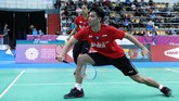 Daniel Marthin/Indah Cahya Sari Jamil turun di partai pertama menghadapi Feng Yanzhe/Ling Fangling pada nomor ganda campuran final Piala Suhandinata. (dok. PBSI)