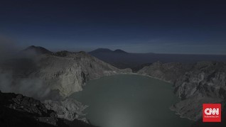 Pendakian di Kawah Ijen Ditutup Sementara