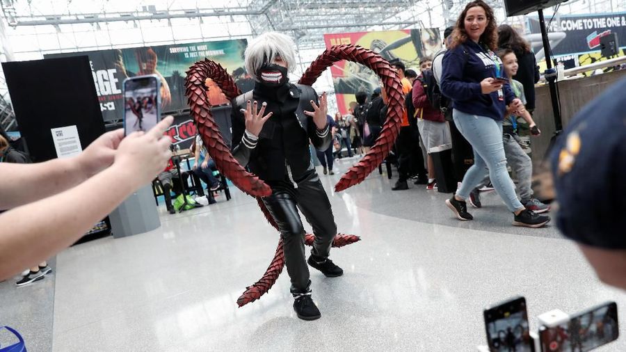 Pahlawan super, penjahat, dan tokoh ikonik lainnya hadir di Comic Con 2019 New York