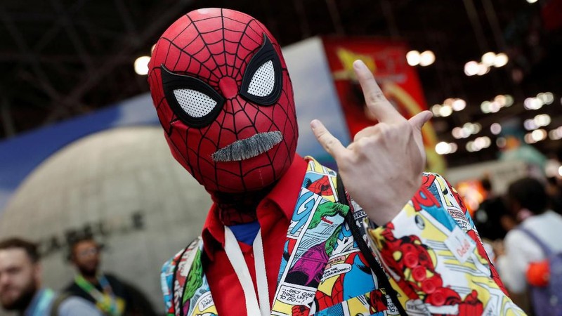 Pahlawan super, penjahat, dan tokoh ikonik lainnya hadir di Comic Con 2019 New York
