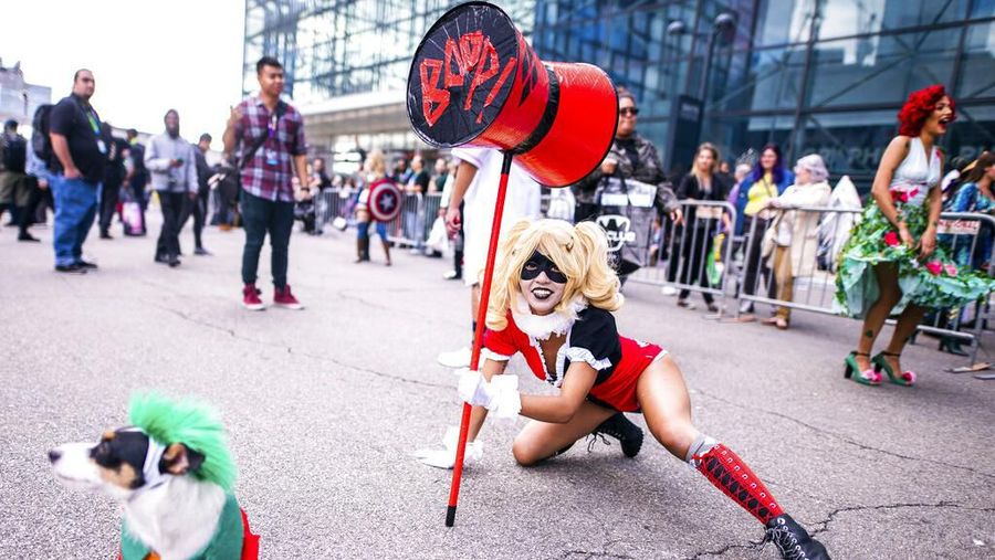 Pahlawan super, penjahat, dan tokoh ikonik lainnya hadir di Comic Con 2019 New York