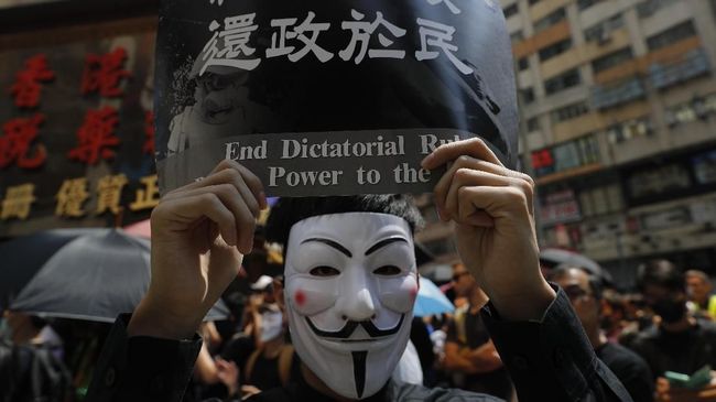 China Tuding Ada Pasukan Asing di Balik Protes Hong Kong