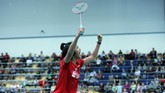 Putri Kusuma Wardani sukses membawa Indonesia memimpin 2-0 lewat kemenangan 21-18, 20-22, 21-14. (dok. PBSI)