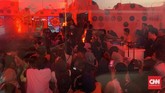 Musisi Frau juga mengisi daftar penampilan di Synchronize Fest 2019. (CNN Indonesia/Agniya Khoiri)