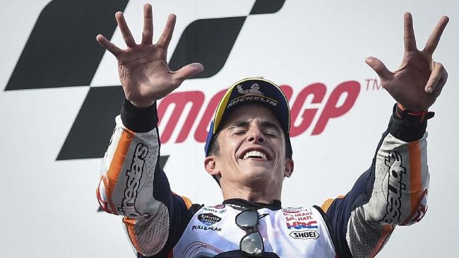 Terlalu Nekat, Marquez Buat Manajer Gugup di MotoGP Thailand
