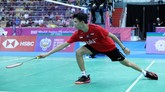 Namun Bobby gagal memanfaatkan hal tersebut. Bobby kalah 17-21, 21-17, 20-22 di akhir pertandingan. (dok. PBSI)