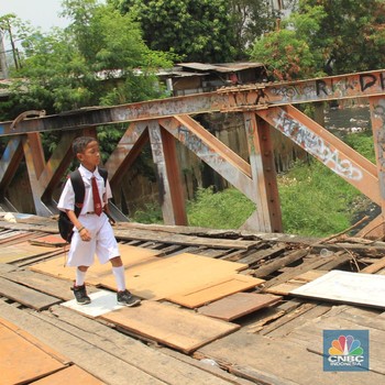 Begini Kondisi Jembatan Rusun Yang Terbengkalai