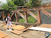Begini Kondisi Jembatan Rusun Yang Terbengkalai