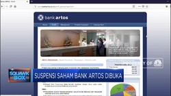 Suspensi Saham Bank Artos Dibuka