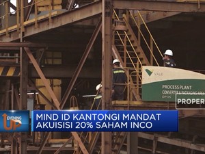 MIND ID Mengakuisisi 20% Saham Vale Indonesia
