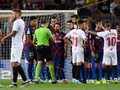 Viral Aksi Messi Cegah Dembele Dikartu Merah Lawan Sevilla