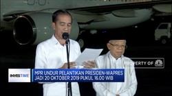 MPR Mundurkan Agenda Pelantikan Jokowi
