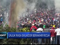 Ricuh! Aksi Massa di Ekuador Protes Penghematan Anggaran