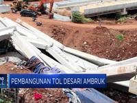 Waduh, Pembangunan Tol Depok-Antasari Ambruk!