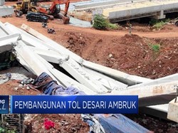 Waduh, Pembangunan Tol Depok-Antasari Ambruk!