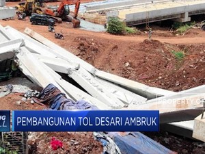 Waduh, Pembangunan Tol Depok-Antasari Ambruk!