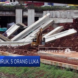 Proyek Tol Desari Ambruk, 5 Pekerja Terluka